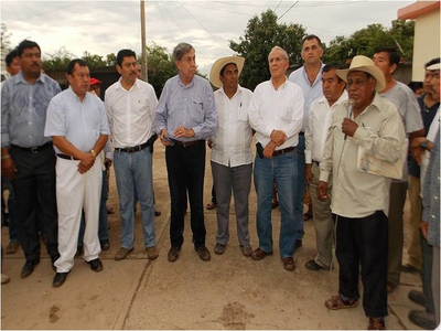 EL HIJO DE TATA LÁZARO RECORRIÓ HUETAMO Y SAN LUCAS EN PLAN SOLIDARIO