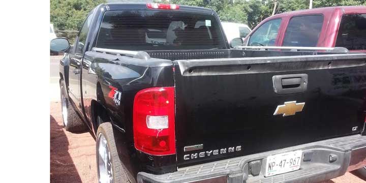 Asegura SSP tres vehículos en el municipio de Tacámbaro